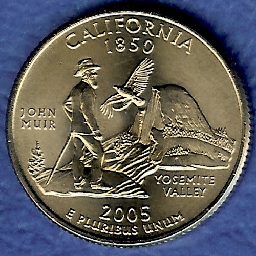 CA California Uncirculated State Quarter (MS-60 or better) from Mint Bags.