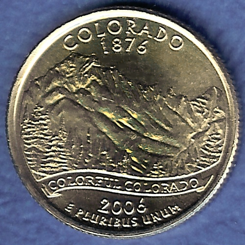 CO Colorado Uncirculated State Quarter (MS-60 or better) from Mint Bags.