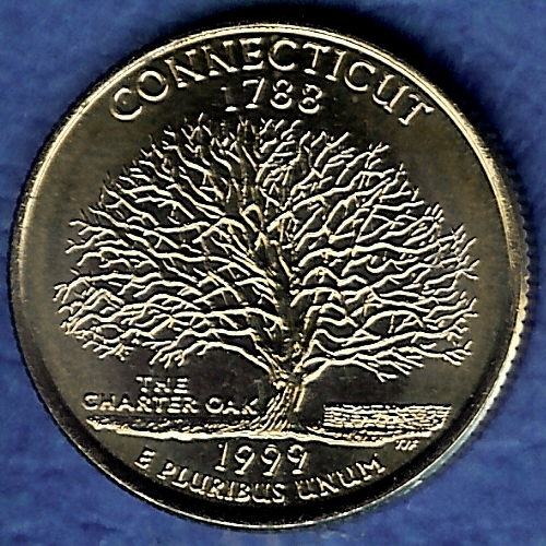 CT Connecticut Uncirculated State Quarter (AU-60 or better)