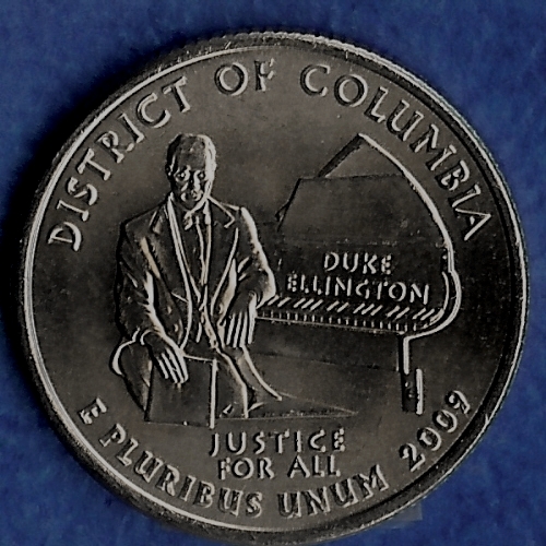 DC District of Columbia quarter (MS-60 or better) from Mint Bags.