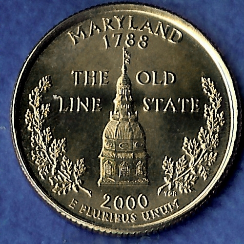 MD Maryland Unirculated State Quarter (AU-60 or better)