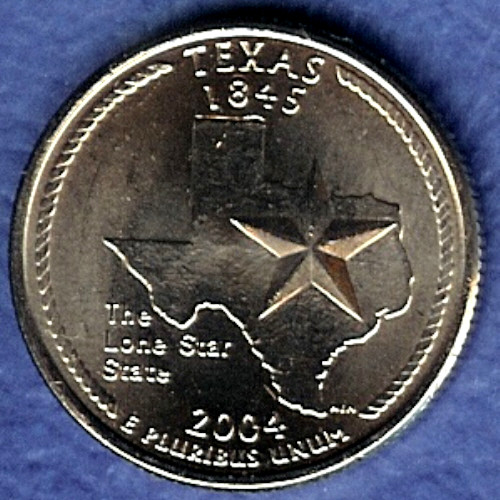 TX Texas Uncirculated State Quarter (MS-60 or better) from Mint Bags.