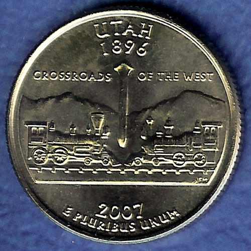 UT Utah Uncirculated State Quarter (MS-60 or better) from Mint Bags.