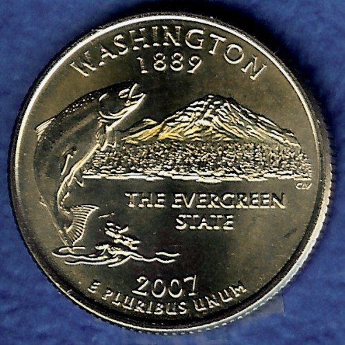 WA Washington Uncirculated State Quarter (MS-60 or better) from Mint Bags.